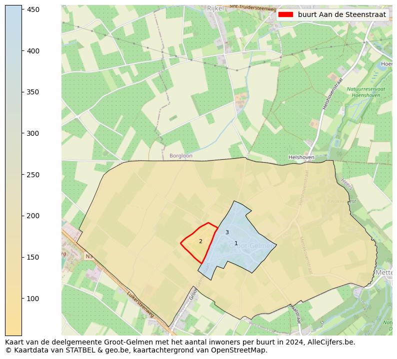 Aantal inwoners op de kaart van de buurt Aan de Steenstraat: Op deze pagina vind je veel informatie over inwoners (zoals de verdeling naar leeftijdsgroepen, gezinssamenstelling, geslacht, autochtoon of Belgisch met een immigratie achtergrond,...), woningen (aantallen, types, prijs ontwikkeling, gebruik, type eigendom,...) en méér (autobezit, energieverbruik,...)  op basis van open data van STATBEL en diverse andere bronnen!
