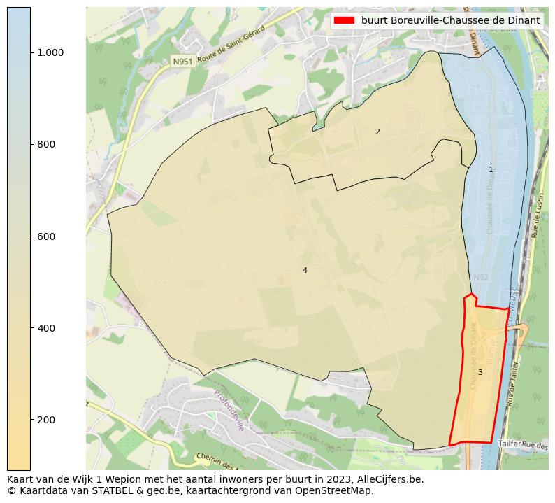 Aantal inwoners op de kaart van de buurt Boreuville-Chaussee de Dinant: Op deze pagina vind je veel informatie over inwoners (zoals de verdeling naar leeftijdsgroepen, gezinssamenstelling, geslacht, autochtoon of Belgisch met een immigratie achtergrond,...), woningen (aantallen, types, prijs ontwikkeling, gebruik, type eigendom,...) en méér (autobezit, energieverbruik,...)  op basis van open data van STATBEL en diverse andere bronnen!