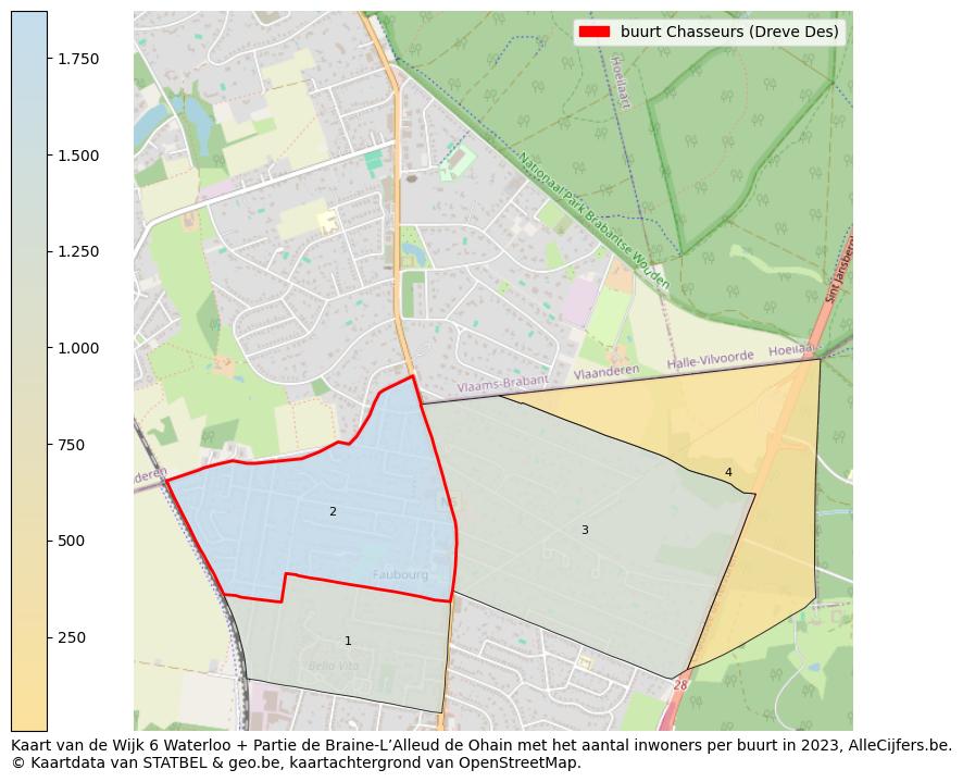 Aantal inwoners op de kaart van de buurt Chasseurs (Dreve Des): Op deze pagina vind je veel informatie over inwoners (zoals de verdeling naar leeftijdsgroepen, gezinssamenstelling, geslacht, autochtoon of Belgisch met een immigratie achtergrond,...), woningen (aantallen, types, prijs ontwikkeling, gebruik, type eigendom,...) en méér (autobezit, energieverbruik,...)  op basis van open data van STATBEL en diverse andere bronnen!