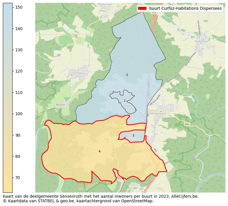 Aantal inwoners op de kaart van de buurt Curfoz-Habitations Dispersees: Op deze pagina vind je veel informatie over inwoners (zoals de verdeling naar leeftijdsgroepen, gezinssamenstelling, geslacht, autochtoon of Belgisch met een immigratie achtergrond,...), woningen (aantallen, types, prijs ontwikkeling, gebruik, type eigendom,...) en méér (autobezit, energieverbruik,...)  op basis van open data van STATBEL en diverse andere bronnen!