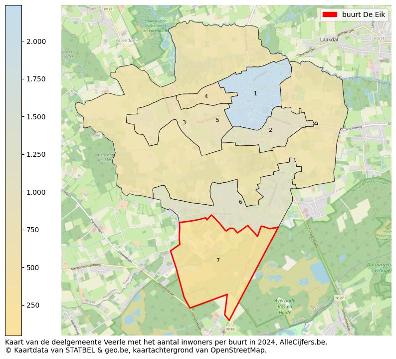 Aantal inwoners op de kaart van de buurt De Eik: Op deze pagina vind je veel informatie over inwoners (zoals de verdeling naar leeftijdsgroepen, gezinssamenstelling, geslacht, autochtoon of Belgisch met een immigratie achtergrond,...), woningen (aantallen, types, prijs ontwikkeling, gebruik, type eigendom,...) en méér (autobezit, energieverbruik,...)  op basis van open data van STATBEL en diverse andere bronnen!