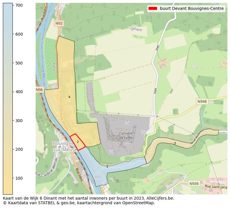 Aantal inwoners op de kaart van de buurt Devant Bouvignes-Centre: Op deze pagina vind je veel informatie over inwoners (zoals de verdeling naar leeftijdsgroepen, gezinssamenstelling, geslacht, autochtoon of Belgisch met een immigratie achtergrond,...), woningen (aantallen, types, prijs ontwikkeling, gebruik, type eigendom,...) en méér (autobezit, energieverbruik,...)  op basis van open data van STATBEL en diverse andere bronnen!