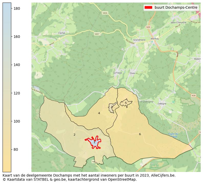 Aantal inwoners op de kaart van de buurt Dochamps-Centre: Op deze pagina vind je veel informatie over inwoners (zoals de verdeling naar leeftijdsgroepen, gezinssamenstelling, geslacht, autochtoon of Belgisch met een immigratie achtergrond,...), woningen (aantallen, types, prijs ontwikkeling, gebruik, type eigendom,...) en méér (autobezit, energieverbruik,...)  op basis van open data van STATBEL en diverse andere bronnen!