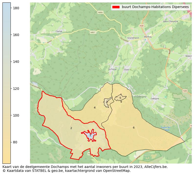Aantal inwoners op de kaart van de buurt Dochamps-Habitations Dipersees: Op deze pagina vind je veel informatie over inwoners (zoals de verdeling naar leeftijdsgroepen, gezinssamenstelling, geslacht, autochtoon of Belgisch met een immigratie achtergrond,...), woningen (aantallen, types, prijs ontwikkeling, gebruik, type eigendom,...) en méér (autobezit, energieverbruik,...)  op basis van open data van STATBEL en diverse andere bronnen!