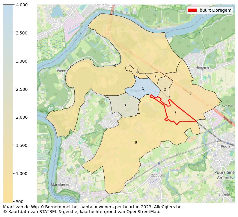 Aantal inwoners op de kaart van de buurt Doregem: Op deze pagina vind je veel informatie over inwoners (zoals de verdeling naar leeftijdsgroepen, gezinssamenstelling, geslacht, autochtoon of Belgisch met een immigratie achtergrond,...), woningen (aantallen, types, prijs ontwikkeling, gebruik, type eigendom,...) en méér (autobezit, energieverbruik,...)  op basis van open data van STATBEL en diverse andere bronnen!