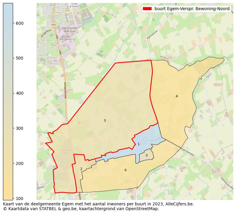 Aantal inwoners op de kaart van de buurt Egem-Verspr. Bewoning-Noord: Op deze pagina vind je veel informatie over inwoners (zoals de verdeling naar leeftijdsgroepen, gezinssamenstelling, geslacht, autochtoon of Belgisch met een immigratie achtergrond,...), woningen (aantallen, types, prijs ontwikkeling, gebruik, type eigendom,...) en méér (autobezit, energieverbruik,...)  op basis van open data van STATBEL en diverse andere bronnen!