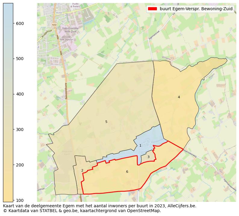 Aantal inwoners op de kaart van de buurt Egem-Verspr. Bewoning-Zuid: Op deze pagina vind je veel informatie over inwoners (zoals de verdeling naar leeftijdsgroepen, gezinssamenstelling, geslacht, autochtoon of Belgisch met een immigratie achtergrond,...), woningen (aantallen, types, prijs ontwikkeling, gebruik, type eigendom,...) en méér (autobezit, energieverbruik,...)  op basis van open data van STATBEL en diverse andere bronnen!