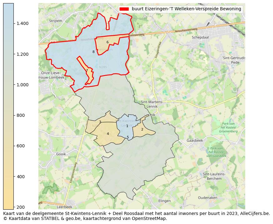 Aantal inwoners op de kaart van de buurt Eizeringen-’T Welleken-Verspreide Bewoning: Op deze pagina vind je veel informatie over inwoners (zoals de verdeling naar leeftijdsgroepen, gezinssamenstelling, geslacht, autochtoon of Belgisch met een immigratie achtergrond,...), woningen (aantallen, types, prijs ontwikkeling, gebruik, type eigendom,...) en méér (autobezit, energieverbruik,...)  op basis van open data van STATBEL en diverse andere bronnen!