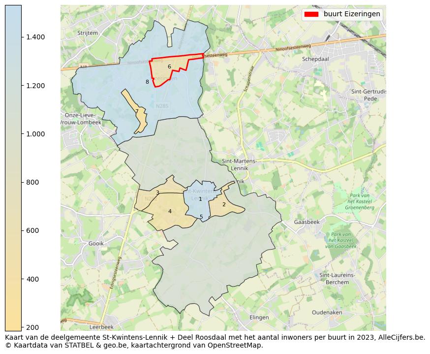 Aantal inwoners op de kaart van de buurt Eizeringen: Op deze pagina vind je veel informatie over inwoners (zoals de verdeling naar leeftijdsgroepen, gezinssamenstelling, geslacht, autochtoon of Belgisch met een immigratie achtergrond,...), woningen (aantallen, types, prijs ontwikkeling, gebruik, type eigendom,...) en méér (autobezit, energieverbruik,...)  op basis van open data van STATBEL en diverse andere bronnen!