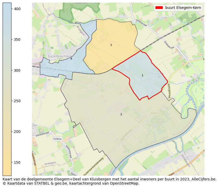 Aantal inwoners op de kaart van de buurt Elsegem-Kern: Op deze pagina vind je veel informatie over inwoners (zoals de verdeling naar leeftijdsgroepen, gezinssamenstelling, geslacht, autochtoon of Belgisch met een immigratie achtergrond,...), woningen (aantallen, types, prijs ontwikkeling, gebruik, type eigendom,...) en méér (autobezit, energieverbruik,...)  op basis van open data van STATBEL en diverse andere bronnen!