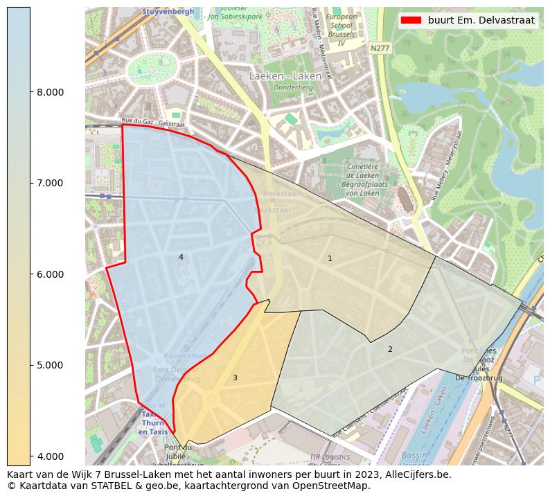 Aantal inwoners op de kaart van de buurt Em. Delvastraat: Op deze pagina vind je veel informatie over inwoners (zoals de verdeling naar leeftijdsgroepen, gezinssamenstelling, geslacht, autochtoon of Belgisch met een immigratie achtergrond,...), woningen (aantallen, types, prijs ontwikkeling, gebruik, type eigendom,...) en méér (autobezit, energieverbruik,...)  op basis van open data van STATBEL en diverse andere bronnen!