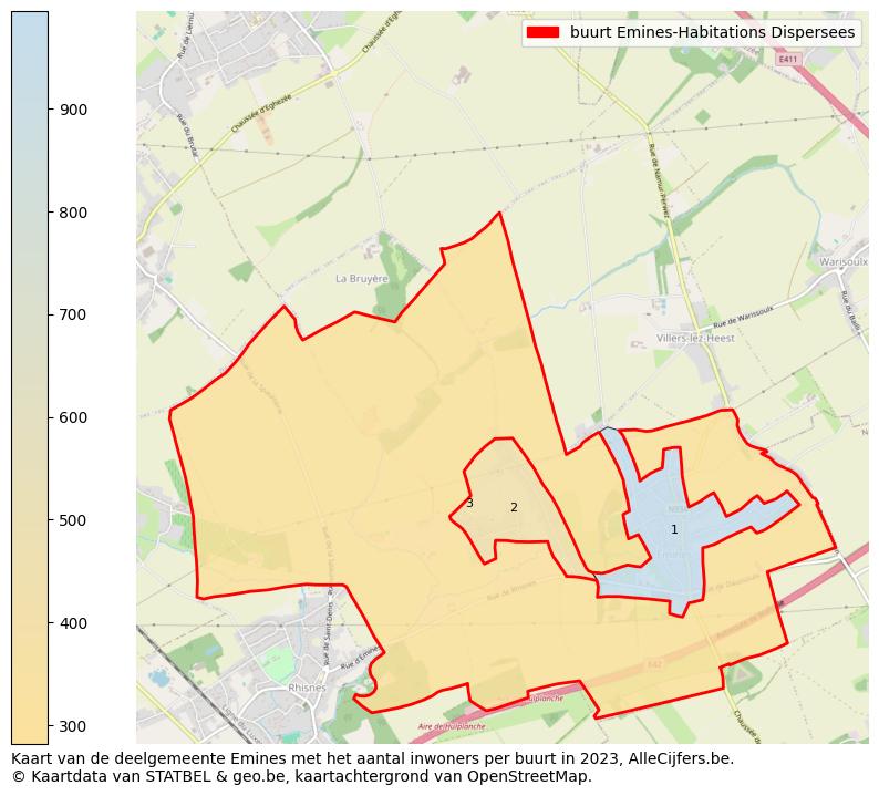 Aantal inwoners op de kaart van de buurt Emines-Habitations Dispersees: Op deze pagina vind je veel informatie over inwoners (zoals de verdeling naar leeftijdsgroepen, gezinssamenstelling, geslacht, autochtoon of Belgisch met een immigratie achtergrond,...), woningen (aantallen, types, prijs ontwikkeling, gebruik, type eigendom,...) en méér (autobezit, energieverbruik,...)  op basis van open data van STATBEL en diverse andere bronnen!