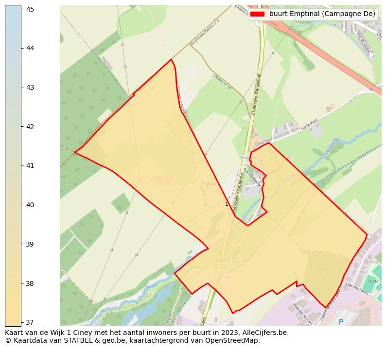 Aantal inwoners op de kaart van de buurt Emptinal (Campagne De): Op deze pagina vind je veel informatie over inwoners (zoals de verdeling naar leeftijdsgroepen, gezinssamenstelling, geslacht, autochtoon of Belgisch met een immigratie achtergrond,...), woningen (aantallen, types, prijs ontwikkeling, gebruik, type eigendom,...) en méér (autobezit, energieverbruik,...)  op basis van open data van STATBEL en diverse andere bronnen!