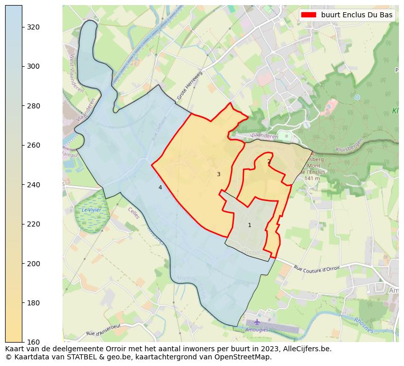 Aantal inwoners op de kaart van de buurt Enclus Du Bas: Op deze pagina vind je veel informatie over inwoners (zoals de verdeling naar leeftijdsgroepen, gezinssamenstelling, geslacht, autochtoon of Belgisch met een immigratie achtergrond,...), woningen (aantallen, types, prijs ontwikkeling, gebruik, type eigendom,...) en méér (autobezit, energieverbruik,...)  op basis van open data van STATBEL en diverse andere bronnen!