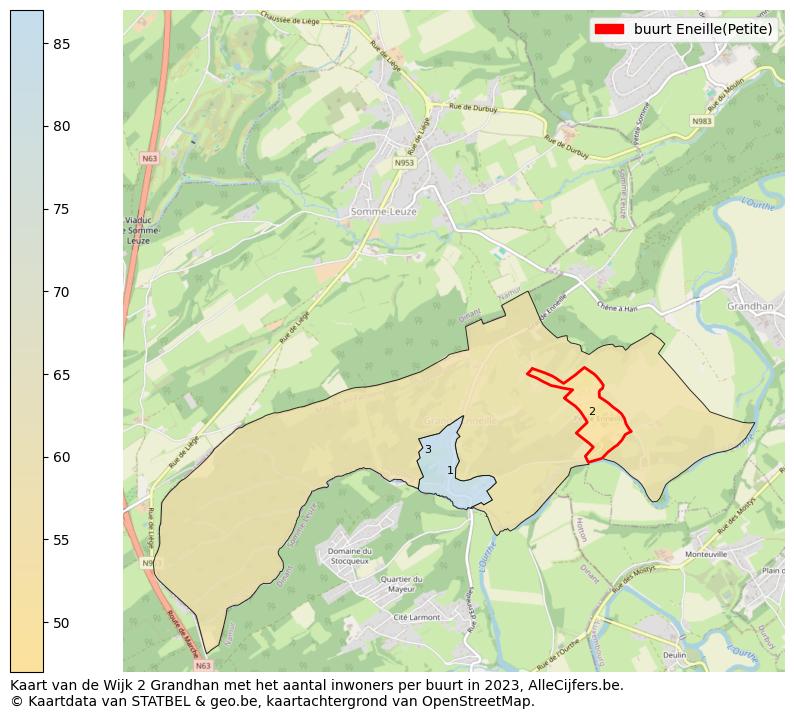 Aantal inwoners op de kaart van de buurt Eneille(Petite): Op deze pagina vind je veel informatie over inwoners (zoals de verdeling naar leeftijdsgroepen, gezinssamenstelling, geslacht, autochtoon of Belgisch met een immigratie achtergrond,...), woningen (aantallen, types, prijs ontwikkeling, gebruik, type eigendom,...) en méér (autobezit, energieverbruik,...)  op basis van open data van STATBEL en diverse andere bronnen!