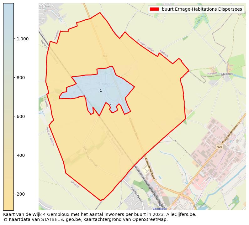 Aantal inwoners op de kaart van de buurt Ernage-Habitations Dispersees: Op deze pagina vind je veel informatie over inwoners (zoals de verdeling naar leeftijdsgroepen, gezinssamenstelling, geslacht, autochtoon of Belgisch met een immigratie achtergrond,...), woningen (aantallen, types, prijs ontwikkeling, gebruik, type eigendom,...) en méér (autobezit, energieverbruik,...)  op basis van open data van STATBEL en diverse andere bronnen!