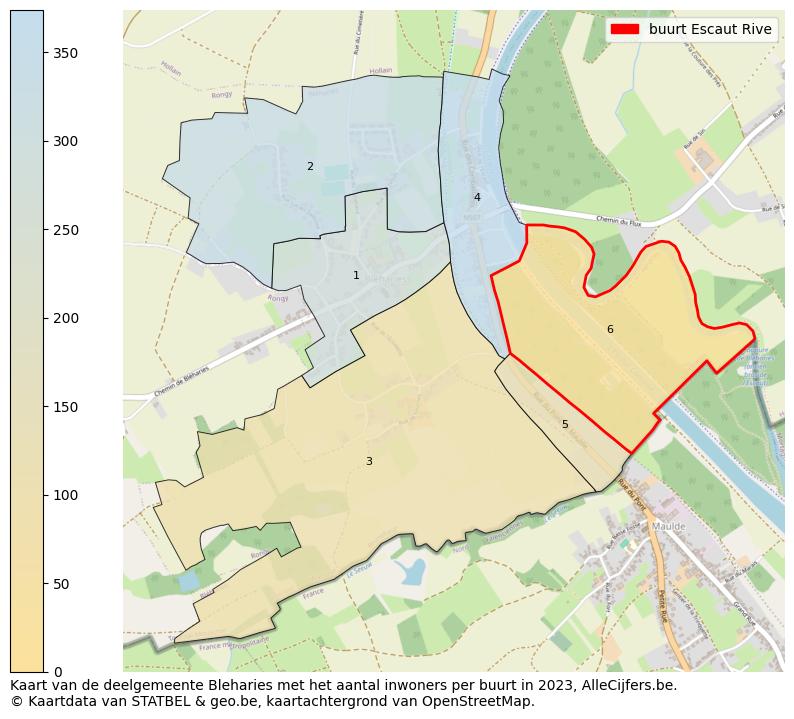 Aantal inwoners op de kaart van de buurt Escaut Rive: Op deze pagina vind je veel informatie over inwoners (zoals de verdeling naar leeftijdsgroepen, gezinssamenstelling, geslacht, autochtoon of Belgisch met een immigratie achtergrond,...), woningen (aantallen, types, prijs ontwikkeling, gebruik, type eigendom,...) en méér (autobezit, energieverbruik,...)  op basis van open data van STATBEL en diverse andere bronnen!