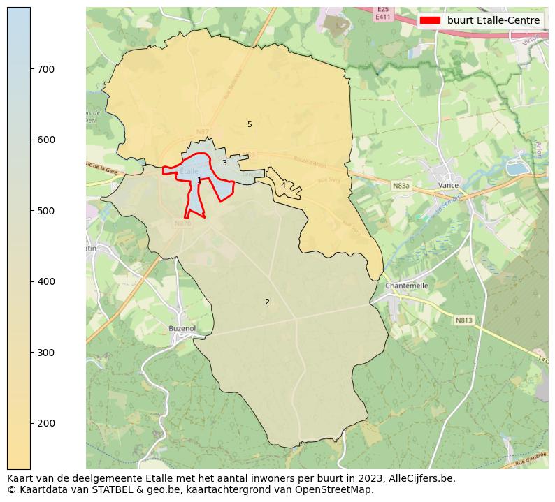 Aantal inwoners op de kaart van de buurt Etalle-Centre: Op deze pagina vind je veel informatie over inwoners (zoals de verdeling naar leeftijdsgroepen, gezinssamenstelling, geslacht, autochtoon of Belgisch met een immigratie achtergrond,...), woningen (aantallen, types, prijs ontwikkeling, gebruik, type eigendom,...) en méér (autobezit, energieverbruik,...)  op basis van open data van STATBEL en diverse andere bronnen!
