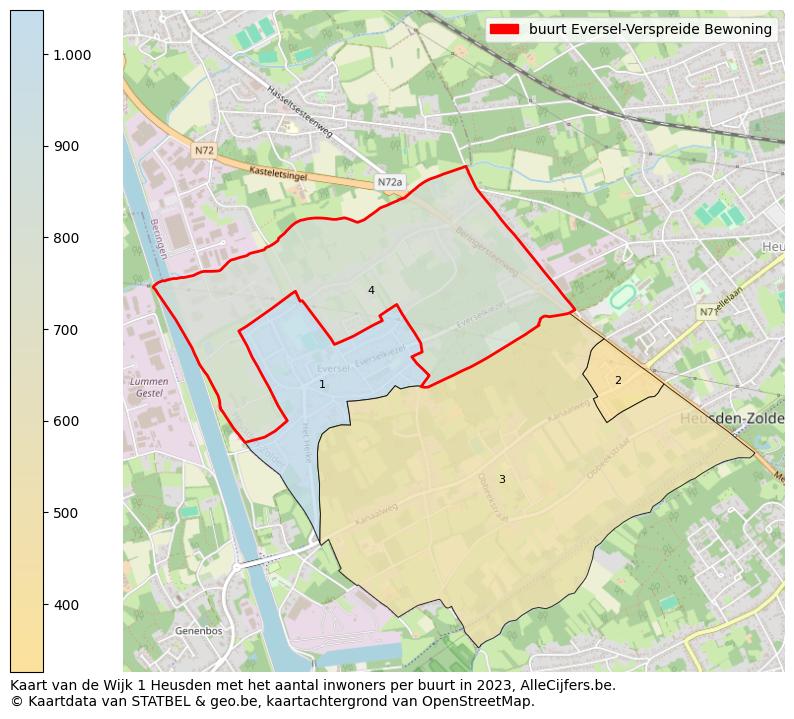 Aantal inwoners op de kaart van de buurt Eversel-Verspreide Bewoning: Op deze pagina vind je veel informatie over inwoners (zoals de verdeling naar leeftijdsgroepen, gezinssamenstelling, geslacht, autochtoon of Belgisch met een immigratie achtergrond,...), woningen (aantallen, types, prijs ontwikkeling, gebruik, type eigendom,...) en méér (autobezit, energieverbruik,...)  op basis van open data van STATBEL en diverse andere bronnen!