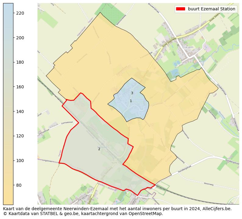 Aantal inwoners op de kaart van de buurt Ezemaal Station: Op deze pagina vind je veel informatie over inwoners (zoals de verdeling naar leeftijdsgroepen, gezinssamenstelling, geslacht, autochtoon of Belgisch met een immigratie achtergrond,...), woningen (aantallen, types, prijs ontwikkeling, gebruik, type eigendom,...) en méér (autobezit, energieverbruik,...)  op basis van open data van STATBEL en diverse andere bronnen!
