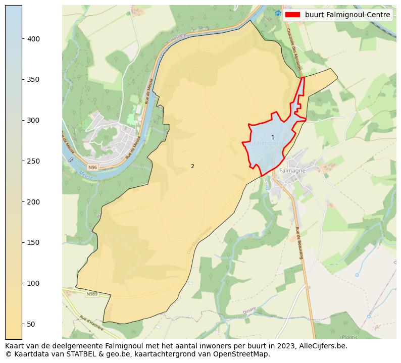 Aantal inwoners op de kaart van de buurt Falmignoul-Centre: Op deze pagina vind je veel informatie over inwoners (zoals de verdeling naar leeftijdsgroepen, gezinssamenstelling, geslacht, autochtoon of Belgisch met een immigratie achtergrond,...), woningen (aantallen, types, prijs ontwikkeling, gebruik, type eigendom,...) en méér (autobezit, energieverbruik,...)  op basis van open data van STATBEL en diverse andere bronnen!