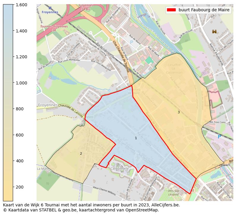 Aantal inwoners op de kaart van de buurt Faubourg de Maire: Op deze pagina vind je veel informatie over inwoners (zoals de verdeling naar leeftijdsgroepen, gezinssamenstelling, geslacht, autochtoon of Belgisch met een immigratie achtergrond,...), woningen (aantallen, types, prijs ontwikkeling, gebruik, type eigendom,...) en méér (autobezit, energieverbruik,...)  op basis van open data van STATBEL en diverse andere bronnen!
