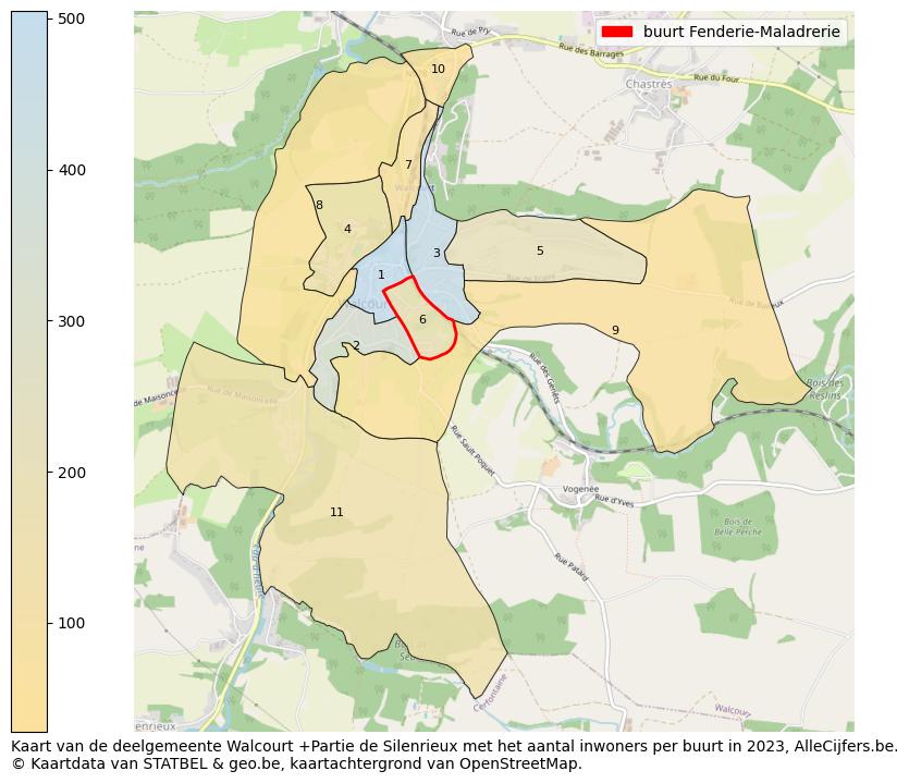 Aantal inwoners op de kaart van de buurt Fenderie-Maladrerie: Op deze pagina vind je veel informatie over inwoners (zoals de verdeling naar leeftijdsgroepen, gezinssamenstelling, geslacht, autochtoon of Belgisch met een immigratie achtergrond,...), woningen (aantallen, types, prijs ontwikkeling, gebruik, type eigendom,...) en méér (autobezit, energieverbruik,...)  op basis van open data van STATBEL en diverse andere bronnen!