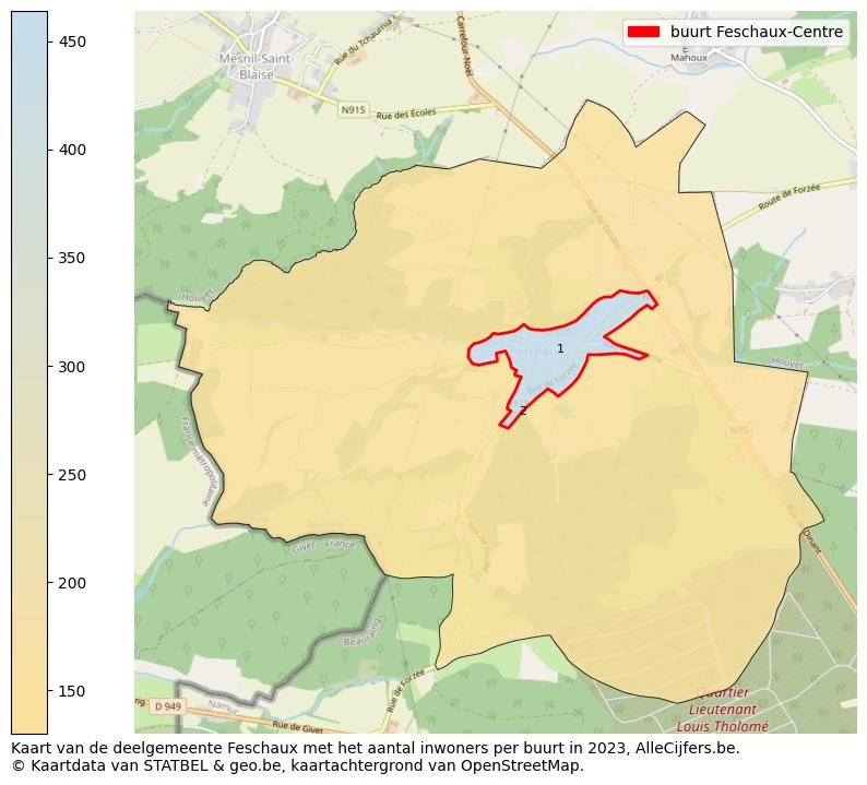 Aantal inwoners op de kaart van de buurt Feschaux-Centre: Op deze pagina vind je veel informatie over inwoners (zoals de verdeling naar leeftijdsgroepen, gezinssamenstelling, geslacht, autochtoon of Belgisch met een immigratie achtergrond,...), woningen (aantallen, types, prijs ontwikkeling, gebruik, type eigendom,...) en méér (autobezit, energieverbruik,...)  op basis van open data van STATBEL en diverse andere bronnen!