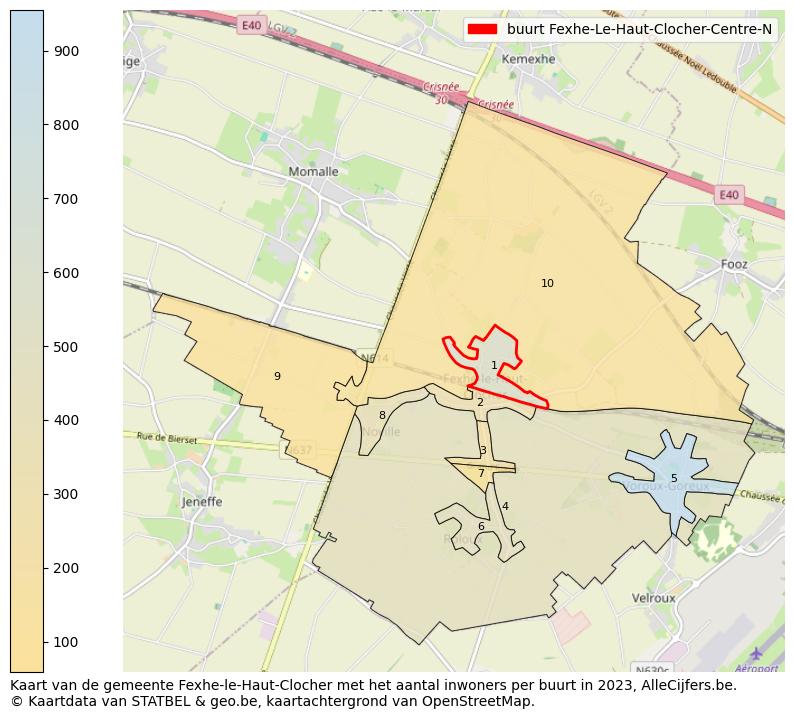 Aantal inwoners op de kaart van de buurt Fexhe-Le-Haut-Clocher-Centre-N: Op deze pagina vind je veel informatie over inwoners (zoals de verdeling naar leeftijdsgroepen, gezinssamenstelling, geslacht, autochtoon of Belgisch met een immigratie achtergrond,...), woningen (aantallen, types, prijs ontwikkeling, gebruik, type eigendom,...) en méér (autobezit, energieverbruik,...)  op basis van open data van STATBEL en diverse andere bronnen!