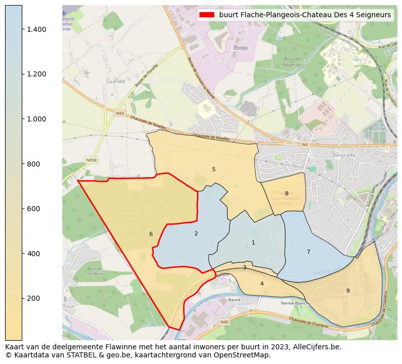 Aantal inwoners op de kaart van de buurt Flache-Plangeois-Chateau Des 4 Seigneurs: Op deze pagina vind je veel informatie over inwoners (zoals de verdeling naar leeftijdsgroepen, gezinssamenstelling, geslacht, autochtoon of Belgisch met een immigratie achtergrond,...), woningen (aantallen, types, prijs ontwikkeling, gebruik, type eigendom,...) en méér (autobezit, energieverbruik,...)  op basis van open data van STATBEL en diverse andere bronnen!