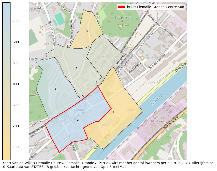 Aantal inwoners op de kaart van de buurt Flemalle-Grande-Centre Sud: Op deze pagina vind je veel informatie over inwoners (zoals de verdeling naar leeftijdsgroepen, gezinssamenstelling, geslacht, autochtoon of Belgisch met een immigratie achtergrond,...), woningen (aantallen, types, prijs ontwikkeling, gebruik, type eigendom,...) en méér (autobezit, energieverbruik,...)  op basis van open data van STATBEL en diverse andere bronnen!