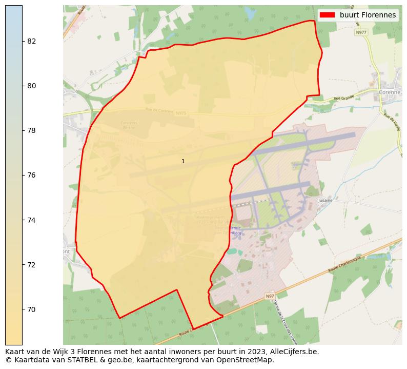 Aantal inwoners op de kaart van de buurt Florennes: Op deze pagina vind je veel informatie over inwoners (zoals de verdeling naar leeftijdsgroepen, gezinssamenstelling, geslacht, autochtoon of Belgisch met een immigratie achtergrond,...), woningen (aantallen, types, prijs ontwikkeling, gebruik, type eigendom,...) en méér (autobezit, energieverbruik,...)  op basis van open data van STATBEL en diverse andere bronnen!