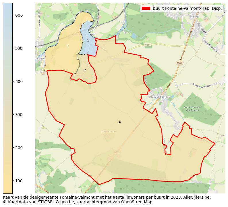 Aantal inwoners op de kaart van de buurt Fontaine-Valmont-Hab. Disp.: Op deze pagina vind je veel informatie over inwoners (zoals de verdeling naar leeftijdsgroepen, gezinssamenstelling, geslacht, autochtoon of Belgisch met een immigratie achtergrond,...), woningen (aantallen, types, prijs ontwikkeling, gebruik, type eigendom,...) en méér (autobezit, energieverbruik,...)  op basis van open data van STATBEL en diverse andere bronnen!