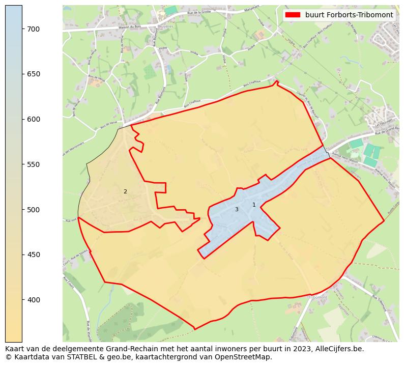 Aantal inwoners op de kaart van de buurt Forborts-Tribomont: Op deze pagina vind je veel informatie over inwoners (zoals de verdeling naar leeftijdsgroepen, gezinssamenstelling, geslacht, autochtoon of Belgisch met een immigratie achtergrond,...), woningen (aantallen, types, prijs ontwikkeling, gebruik, type eigendom,...) en méér (autobezit, energieverbruik,...)  op basis van open data van STATBEL en diverse andere bronnen!