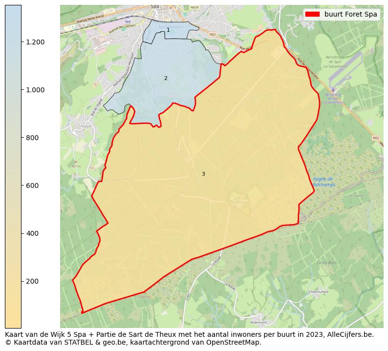 Aantal inwoners op de kaart van de buurt Foret: Op deze pagina vind je veel informatie over inwoners (zoals de verdeling naar leeftijdsgroepen, gezinssamenstelling, geslacht, autochtoon of Belgisch met een immigratie achtergrond,...), woningen (aantallen, types, prijs ontwikkeling, gebruik, type eigendom,...) en méér (autobezit, energieverbruik,...)  op basis van open data van STATBEL en diverse andere bronnen!