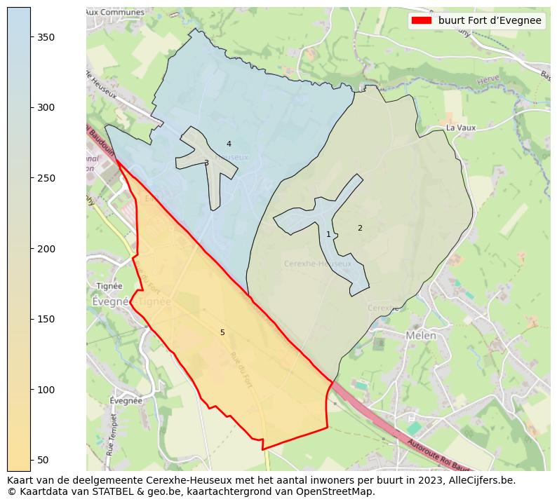 Aantal inwoners op de kaart van de buurt Fort d’Evegnee: Op deze pagina vind je veel informatie over inwoners (zoals de verdeling naar leeftijdsgroepen, gezinssamenstelling, geslacht, autochtoon of Belgisch met een immigratie achtergrond,...), woningen (aantallen, types, prijs ontwikkeling, gebruik, type eigendom,...) en méér (autobezit, energieverbruik,...)  op basis van open data van STATBEL en diverse andere bronnen!