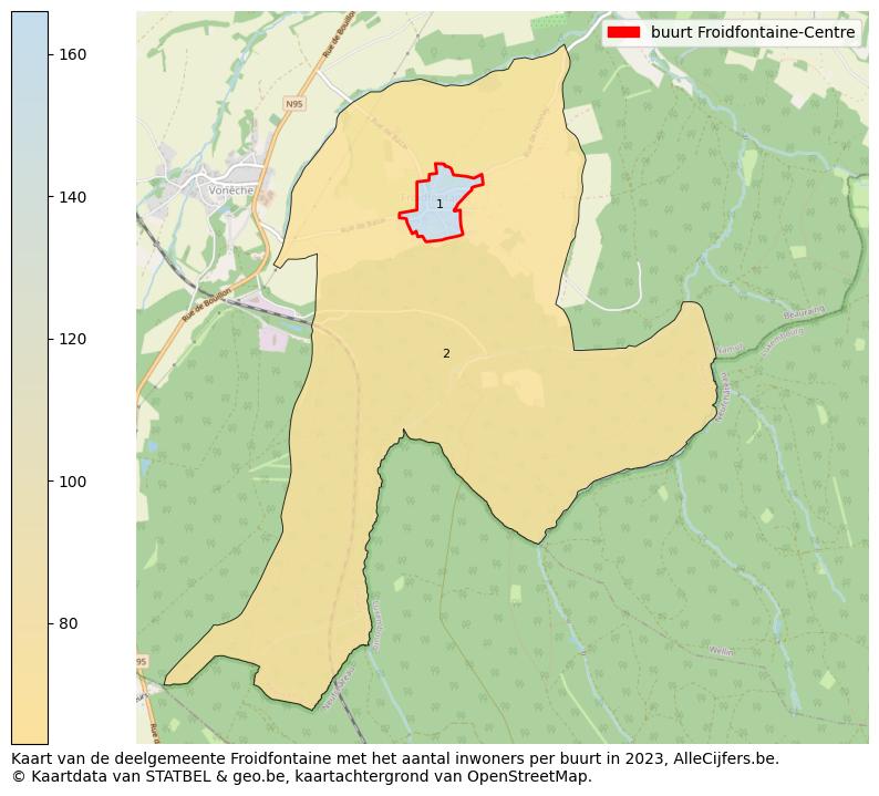 Aantal inwoners op de kaart van de buurt Froidfontaine-Centre: Op deze pagina vind je veel informatie over inwoners (zoals de verdeling naar leeftijdsgroepen, gezinssamenstelling, geslacht, autochtoon of Belgisch met een immigratie achtergrond,...), woningen (aantallen, types, prijs ontwikkeling, gebruik, type eigendom,...) en méér (autobezit, energieverbruik,...)  op basis van open data van STATBEL en diverse andere bronnen!