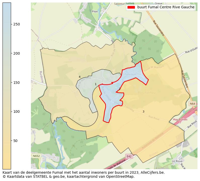 Aantal inwoners op de kaart van de buurt Fumal Centre Rive Gauche: Op deze pagina vind je veel informatie over inwoners (zoals de verdeling naar leeftijdsgroepen, gezinssamenstelling, geslacht, autochtoon of Belgisch met een immigratie achtergrond,...), woningen (aantallen, types, prijs ontwikkeling, gebruik, type eigendom,...) en méér (autobezit, energieverbruik,...)  op basis van open data van STATBEL en diverse andere bronnen!