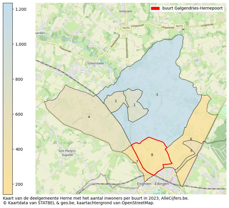 Aantal inwoners op de kaart van de buurt Galgendries-Hernepoort: Op deze pagina vind je veel informatie over inwoners (zoals de verdeling naar leeftijdsgroepen, gezinssamenstelling, geslacht, autochtoon of Belgisch met een immigratie achtergrond,...), woningen (aantallen, types, prijs ontwikkeling, gebruik, type eigendom,...) en méér (autobezit, energieverbruik,...)  op basis van open data van STATBEL en diverse andere bronnen!