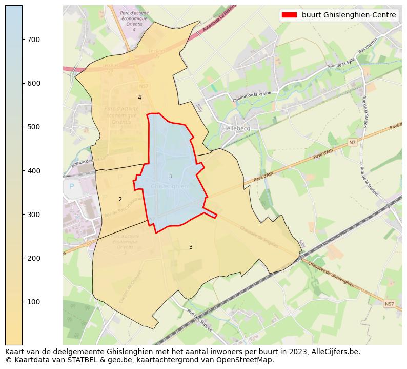 Aantal inwoners op de kaart van de buurt Ghislenghien-Centre: Op deze pagina vind je veel informatie over inwoners (zoals de verdeling naar leeftijdsgroepen, gezinssamenstelling, geslacht, autochtoon of Belgisch met een immigratie achtergrond,...), woningen (aantallen, types, prijs ontwikkeling, gebruik, type eigendom,...) en méér (autobezit, energieverbruik,...)  op basis van open data van STATBEL en diverse andere bronnen!