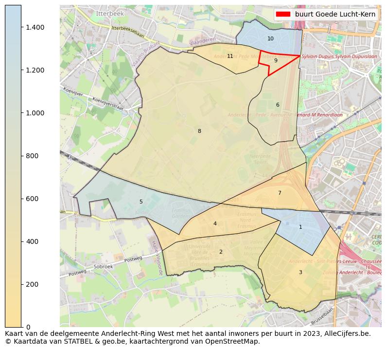 Aantal inwoners op de kaart van de buurt Goede Lucht-Kern: Op deze pagina vind je veel informatie over inwoners (zoals de verdeling naar leeftijdsgroepen, gezinssamenstelling, geslacht, autochtoon of Belgisch met een immigratie achtergrond,...), woningen (aantallen, types, prijs ontwikkeling, gebruik, type eigendom,...) en méér (autobezit, energieverbruik,...)  op basis van open data van STATBEL en diverse andere bronnen!