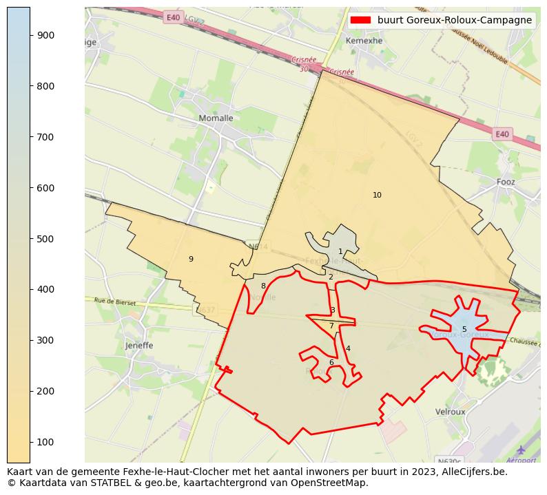 Aantal inwoners op de kaart van de buurt Goreux-Roloux-Campagne: Op deze pagina vind je veel informatie over inwoners (zoals de verdeling naar leeftijdsgroepen, gezinssamenstelling, geslacht, autochtoon of Belgisch met een immigratie achtergrond,...), woningen (aantallen, types, prijs ontwikkeling, gebruik, type eigendom,...) en méér (autobezit, energieverbruik,...)  op basis van open data van STATBEL en diverse andere bronnen!
