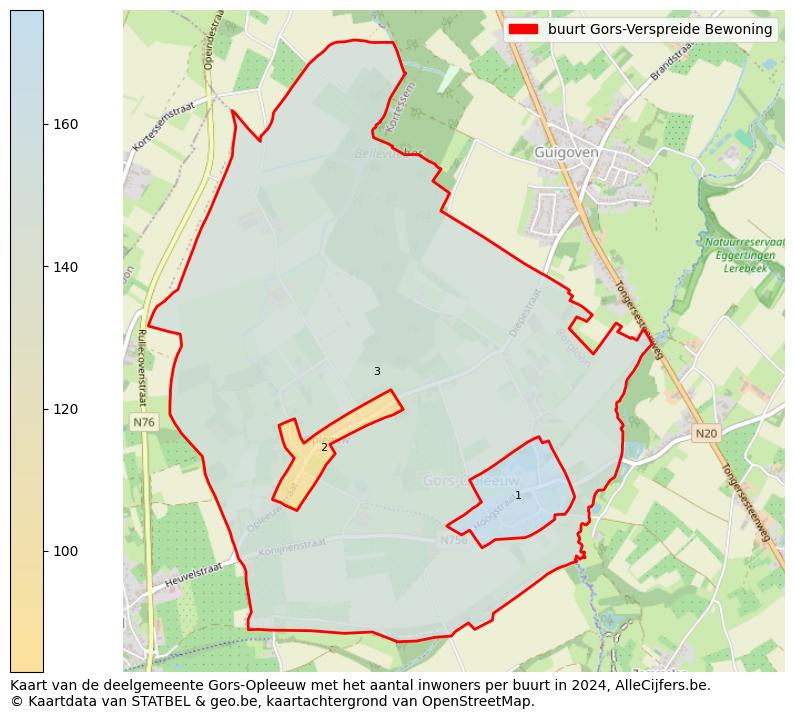 Aantal inwoners op de kaart van de buurt Gors-Verspreide Bewoning: Op deze pagina vind je veel informatie over inwoners (zoals de verdeling naar leeftijdsgroepen, gezinssamenstelling, geslacht, autochtoon of Belgisch met een immigratie achtergrond,...), woningen (aantallen, types, prijs ontwikkeling, gebruik, type eigendom,...) en méér (autobezit, energieverbruik,...)  op basis van open data van STATBEL en diverse andere bronnen!