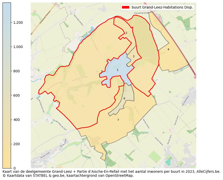 Aantal inwoners op de kaart van de buurt Grand-Leez-Habitations Disp.: Op deze pagina vind je veel informatie over inwoners (zoals de verdeling naar leeftijdsgroepen, gezinssamenstelling, geslacht, autochtoon of Belgisch met een immigratie achtergrond,...), woningen (aantallen, types, prijs ontwikkeling, gebruik, type eigendom,...) en méér (autobezit, energieverbruik,...)  op basis van open data van STATBEL en diverse andere bronnen!