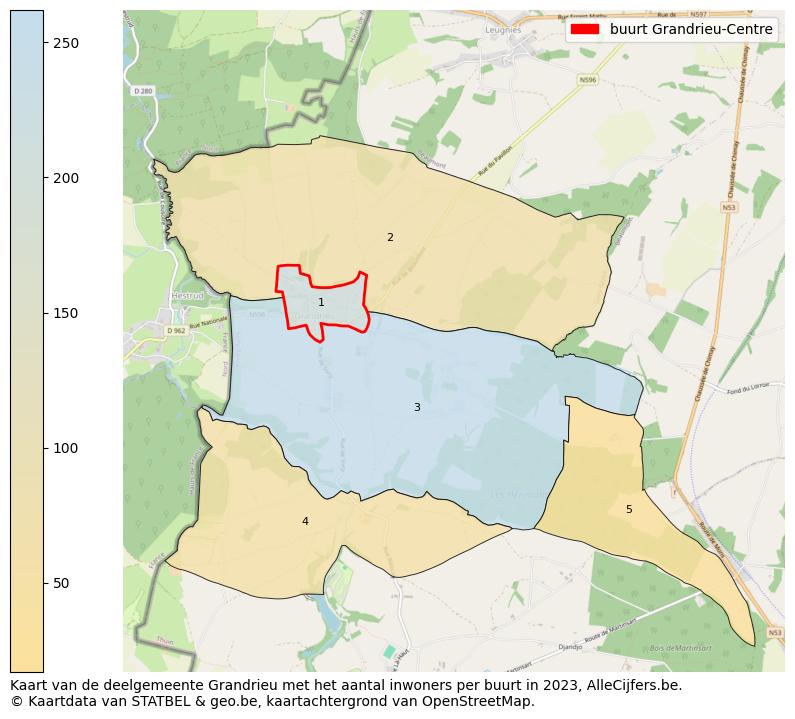 Aantal inwoners op de kaart van de buurt Grandrieu-Centre: Op deze pagina vind je veel informatie over inwoners (zoals de verdeling naar leeftijdsgroepen, gezinssamenstelling, geslacht, autochtoon of Belgisch met een immigratie achtergrond,...), woningen (aantallen, types, prijs ontwikkeling, gebruik, type eigendom,...) en méér (autobezit, energieverbruik,...)  op basis van open data van STATBEL en diverse andere bronnen!