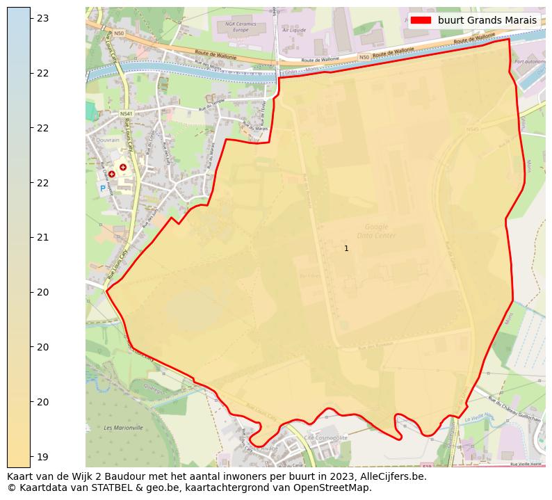 Aantal inwoners op de kaart van de buurt Grands Marais: Op deze pagina vind je veel informatie over inwoners (zoals de verdeling naar leeftijdsgroepen, gezinssamenstelling, geslacht, autochtoon of Belgisch met een immigratie achtergrond,...), woningen (aantallen, types, prijs ontwikkeling, gebruik, type eigendom,...) en méér (autobezit, energieverbruik,...)  op basis van open data van STATBEL en diverse andere bronnen!