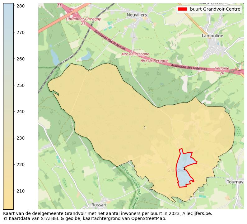 Aantal inwoners op de kaart van de buurt Grandvoir-Centre: Op deze pagina vind je veel informatie over inwoners (zoals de verdeling naar leeftijdsgroepen, gezinssamenstelling, geslacht, autochtoon of Belgisch met een immigratie achtergrond,...), woningen (aantallen, types, prijs ontwikkeling, gebruik, type eigendom,...) en méér (autobezit, energieverbruik,...)  op basis van open data van STATBEL en diverse andere bronnen!