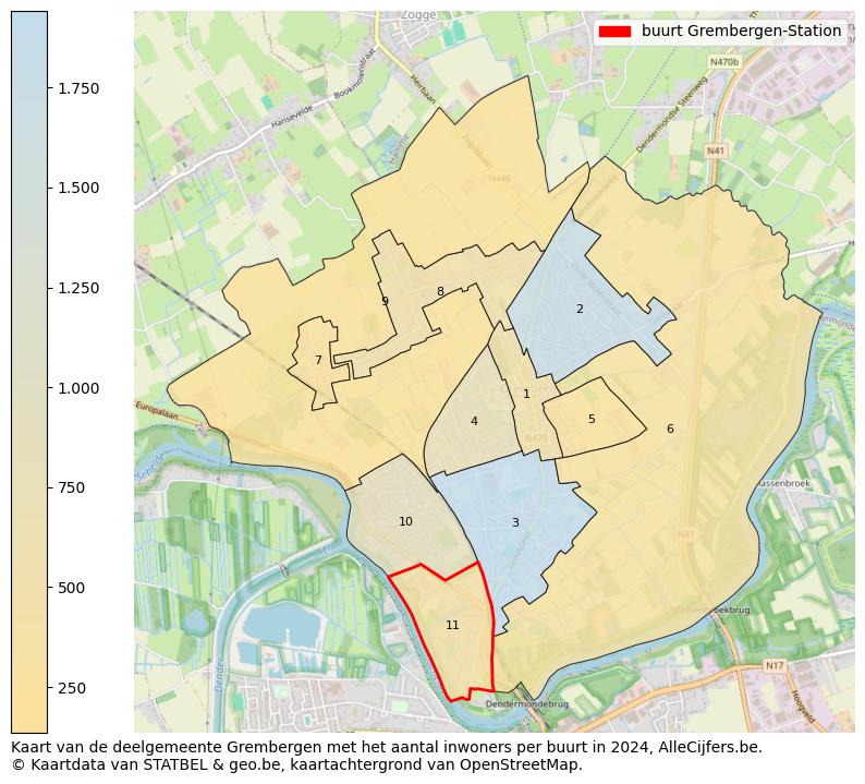 Aantal inwoners op de kaart van de buurt Grembergen-Station: Op deze pagina vind je veel informatie over inwoners (zoals de verdeling naar leeftijdsgroepen, gezinssamenstelling, geslacht, autochtoon of Belgisch met een immigratie achtergrond,...), woningen (aantallen, types, prijs ontwikkeling, gebruik, type eigendom,...) en méér (autobezit, energieverbruik,...)  op basis van open data van STATBEL en diverse andere bronnen!