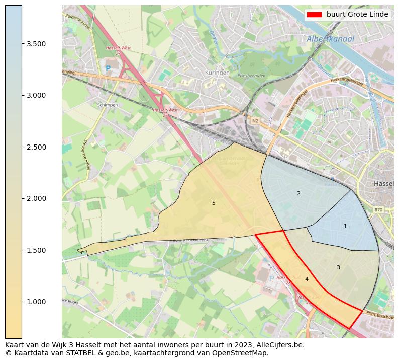 Aantal inwoners op de kaart van de buurt Grote Linde: Op deze pagina vind je veel informatie over inwoners (zoals de verdeling naar leeftijdsgroepen, gezinssamenstelling, geslacht, autochtoon of Belgisch met een immigratie achtergrond,...), woningen (aantallen, types, prijs ontwikkeling, gebruik, type eigendom,...) en méér (autobezit, energieverbruik,...)  op basis van open data van STATBEL en diverse andere bronnen!