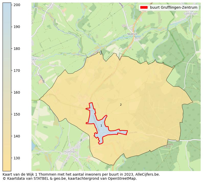 Aantal inwoners op de kaart van de buurt Grufflingen-Zentrum: Op deze pagina vind je veel informatie over inwoners (zoals de verdeling naar leeftijdsgroepen, gezinssamenstelling, geslacht, autochtoon of Belgisch met een immigratie achtergrond,...), woningen (aantallen, types, prijs ontwikkeling, gebruik, type eigendom,...) en méér (autobezit, energieverbruik,...)  op basis van open data van STATBEL en diverse andere bronnen!